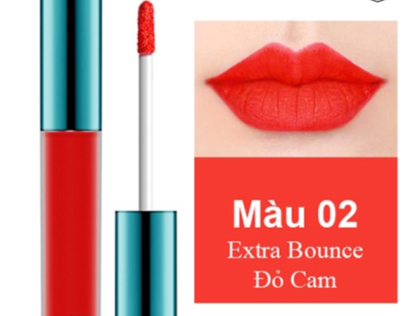 Son kem lì Bbia last velvet Extra Bounce 02– Đỏ Cam