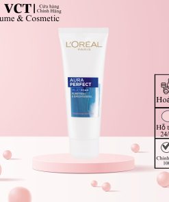 Sữa Rửa Mặt L'Oreal làm sáng da giảm thâm nám Aura Perfect Milky Foam