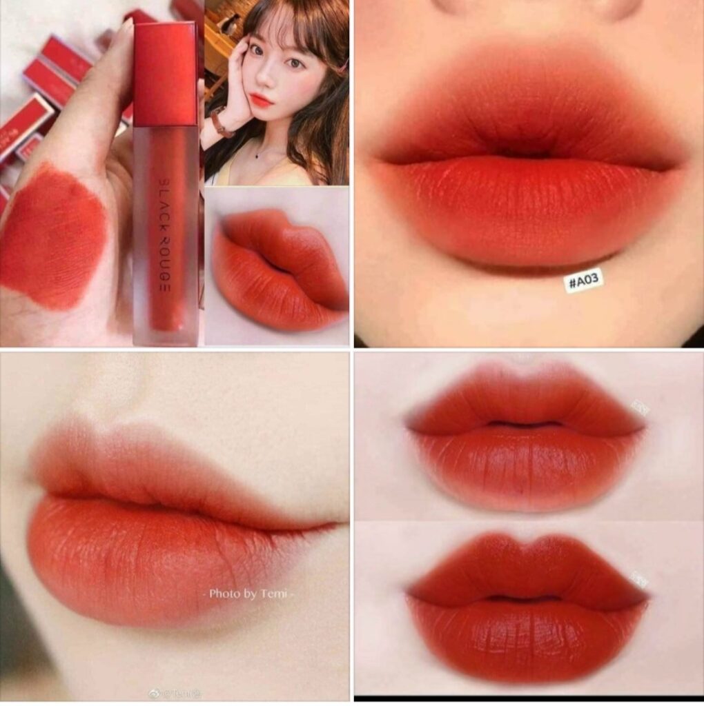 Son Black Rouge Air Fit Velvet Tint Ver 1 Màu A03 Soft Red – Đỏ Cam